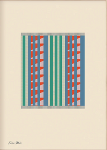 Bauhaus Print Striped by Emma Make