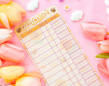 Sunflower Dreams Reading Log Bookmark by Unicorn Eclipse