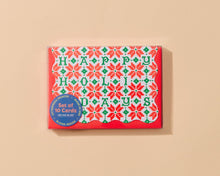 Letterpress Holiday Notecard Set—Cross Stitch by And Here We Are