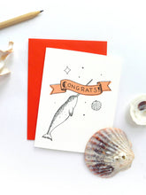 Congrats Narwhal Card by Middle Dune