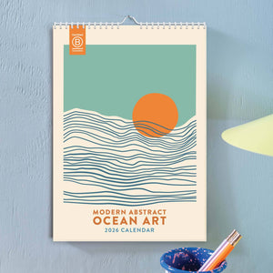 2026 Calendar | Tidal Waves A4 by Good Tuesday