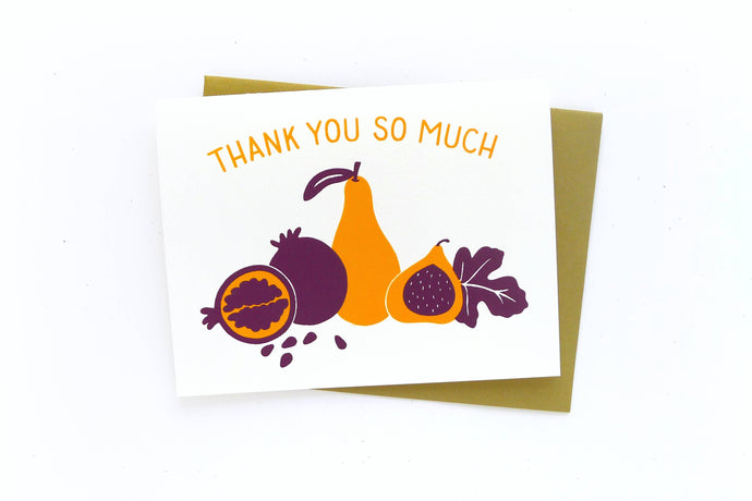 Thank You Fruit Card by Middle Dune