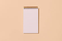 Letterpress Small Spiral Notebook (Lined)—Riviera Stripe by And Here We Are