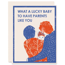 Lucky New Baby Card by Heartell Press