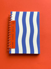 Mediterranean Stripes A5 Dot Grid Notebook by Mel Andrel