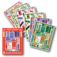 Book Lovers Assorted Letterpress Cards Set by Heartell Press