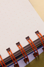 Mediterranean Stripes A5 Dot Grid Notebook by Mel Andrel