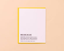 Letterpress Love Card—Could Look at You All Day (Art Museum) by And Here We Are