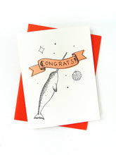 Congrats Narwhal Card by Middle Dune