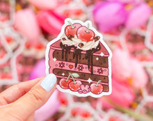 Chocolate Cherry Cake Sticker by Unicorn Eclipse