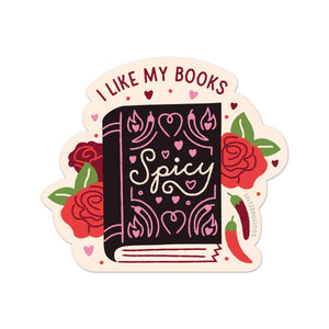 Spicy Books Sticker by Seltzer Goods