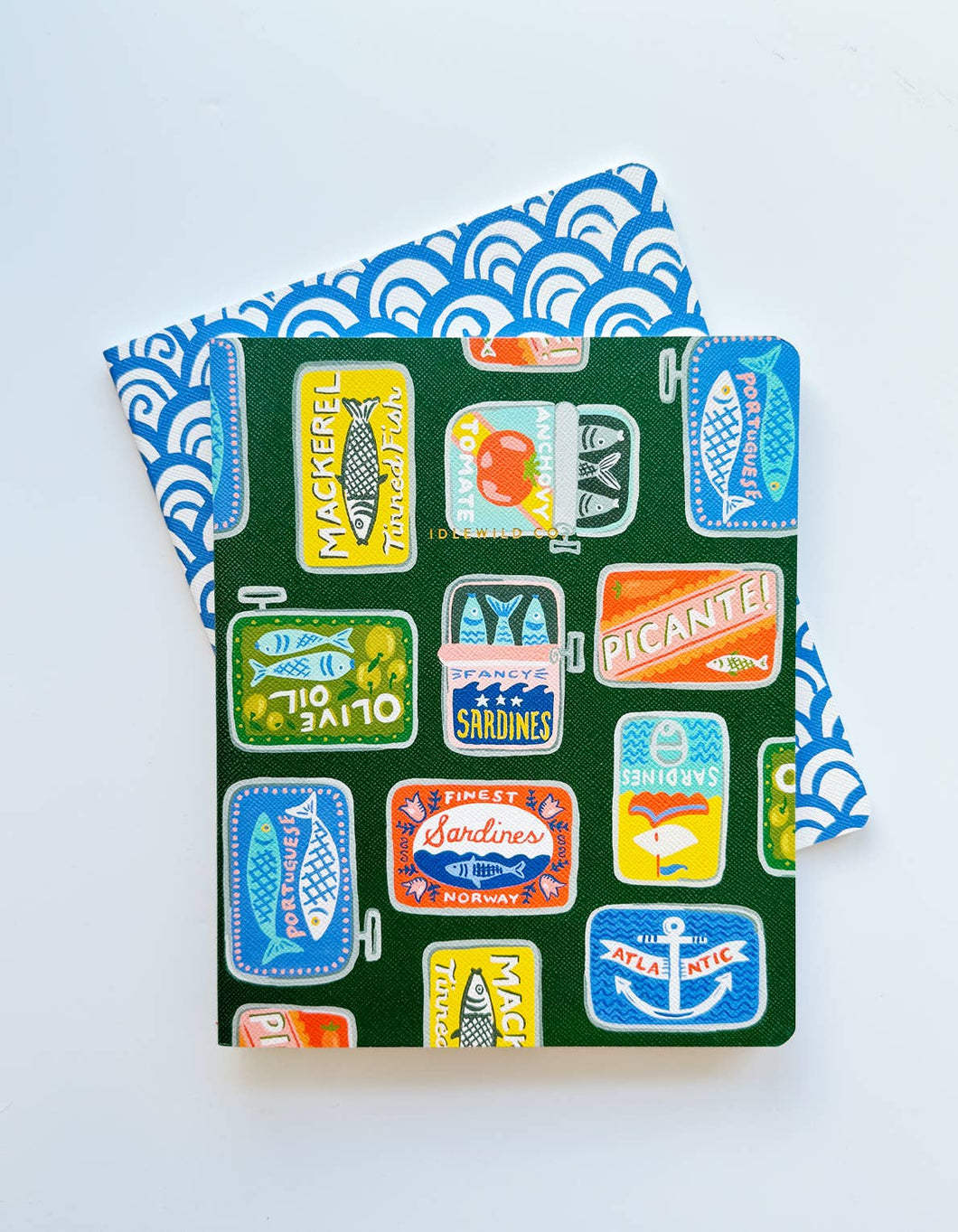 Tinned Fish Notebook Duo by Idlewild Co.