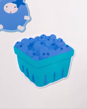 Blueberry Carton Sticker by Clem & Co.