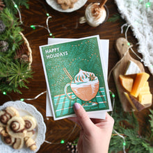Happy Holidays (Eggnog) Christmas Card by Heartell Press