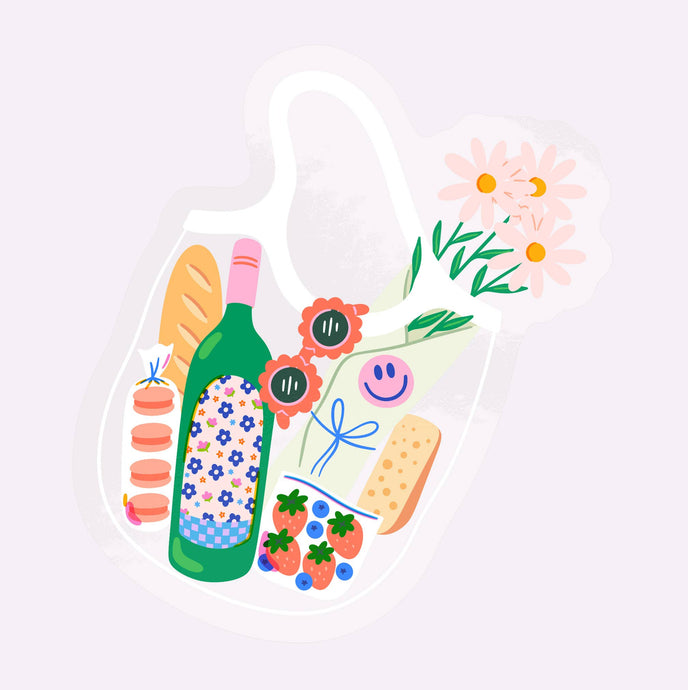 Farmer's Market Picnic Sticker by K+S Design Co.