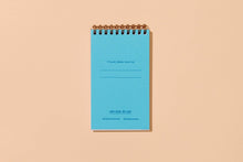 Letterpress Small Spiral Notebook (Lined)—Riviera Stripe by And Here We Are