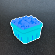 Blueberry Carton Sticker by Clem & Co.