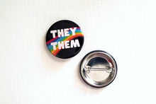 Pronouns Pinback Buttons by Happy Words Studio