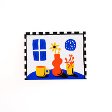 Primary still life - blank greeting card by Gab Art & Design