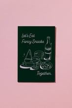 Let's Eat Fancy Snacks - Invitation / Greeting Card by Mel Andrel