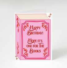 One For The Books Birthday Card by Bon Femmes