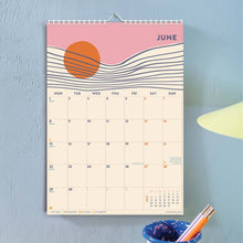 2026 Calendar | Tidal Waves A4 by Good Tuesday