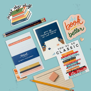 I'd Rather Be Reading Notepad by Slightly Stationery