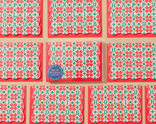 Letterpress Holiday Notecard Set—Cross Stitch by And Here We Are