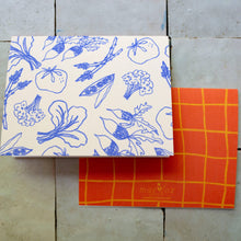 Vegetable Greeting Cards | Set of 6 Blank Cards A2 by Mae Fox Creative