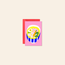 Ramen – Food Lover Mini Note Card by Karen Schipper