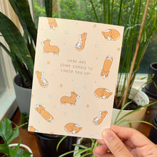 Cute Corgis to Cheer You Up Greeting Card by Kela Designs