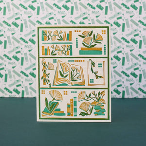Book Lovers Assorted Letterpress Cards Set by Heartell Press