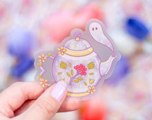 Autumn Teapot Clear Sticker by Unicorn Eclipse