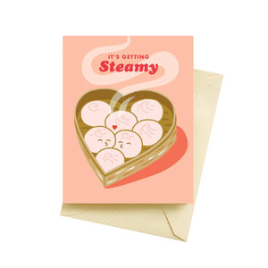 Steamy Buns Love Cards by Seltzer Goods