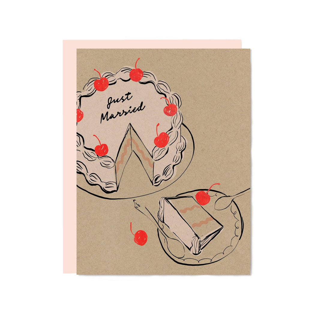 Just Married Card by Ula Bloom