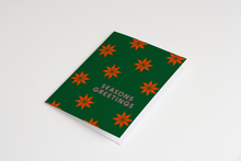 Seasons Greetings Pattern Greeting Card by Bon Femmes