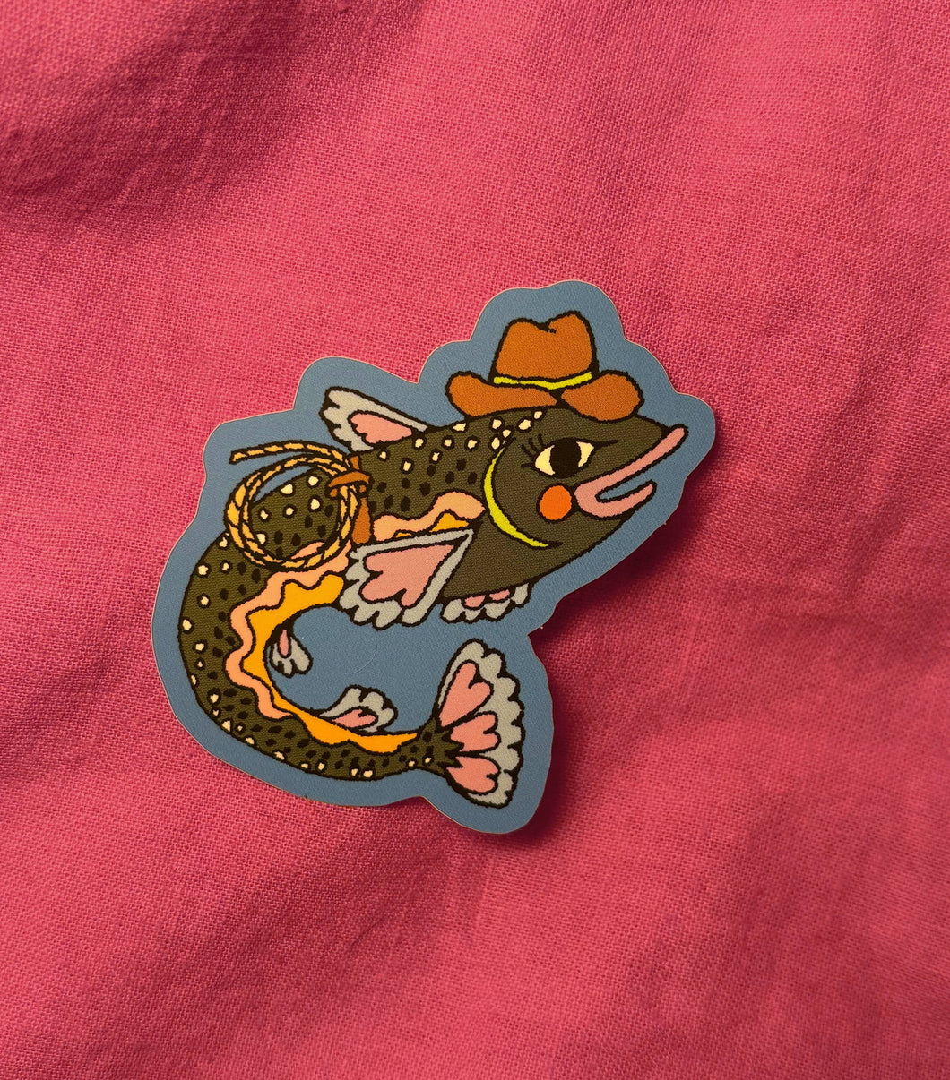 Sticker - Silly Trout by Ash & Chess