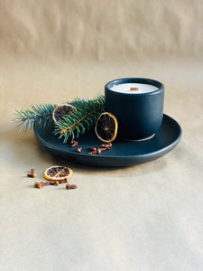 Juniper Berry and Balsam Fir Candle - Matte Black - by The Black Out Co.