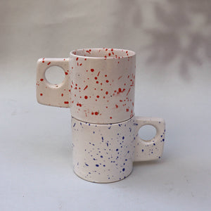 Ceramic Speckled Coffee cup- 4.72 x 3.14 x 3.14 Inches by Casa Amarosa