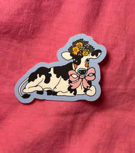 Sticker - Silly Cow by Ash & Chess