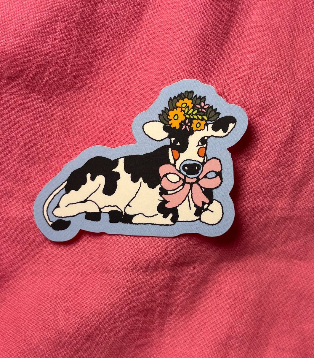 Sticker - Silly Cow by Ash & Chess