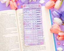Pastel Academia Reading Log Bookmark by Unicorn Eclipse