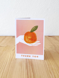 Thank You Card by Hand and Palm