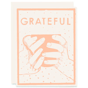 Grateful Cup Fall Gratitude Card - Greeting Card by Heartell Press