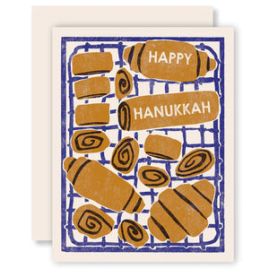 Happy Hanukkah (Rugelach) Card by Heartell Press