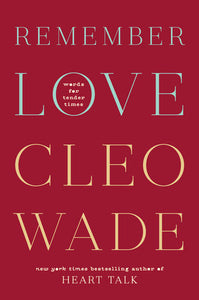 Remember Love: Words for Tender Times by Cleo Wade