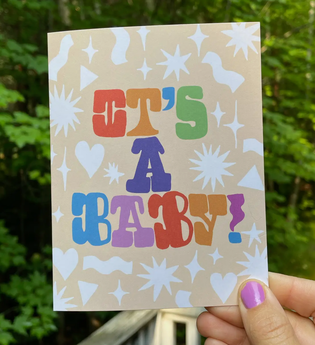 It's a Baby - Greeting Card by Ash & Chess