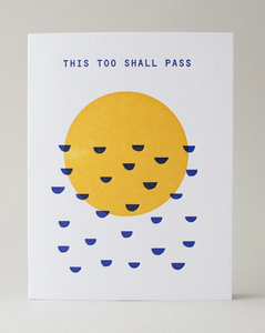 Ocean Shall Pass Card - by Meshwork Press