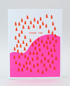 Forest TY Card - by Meshwork Press