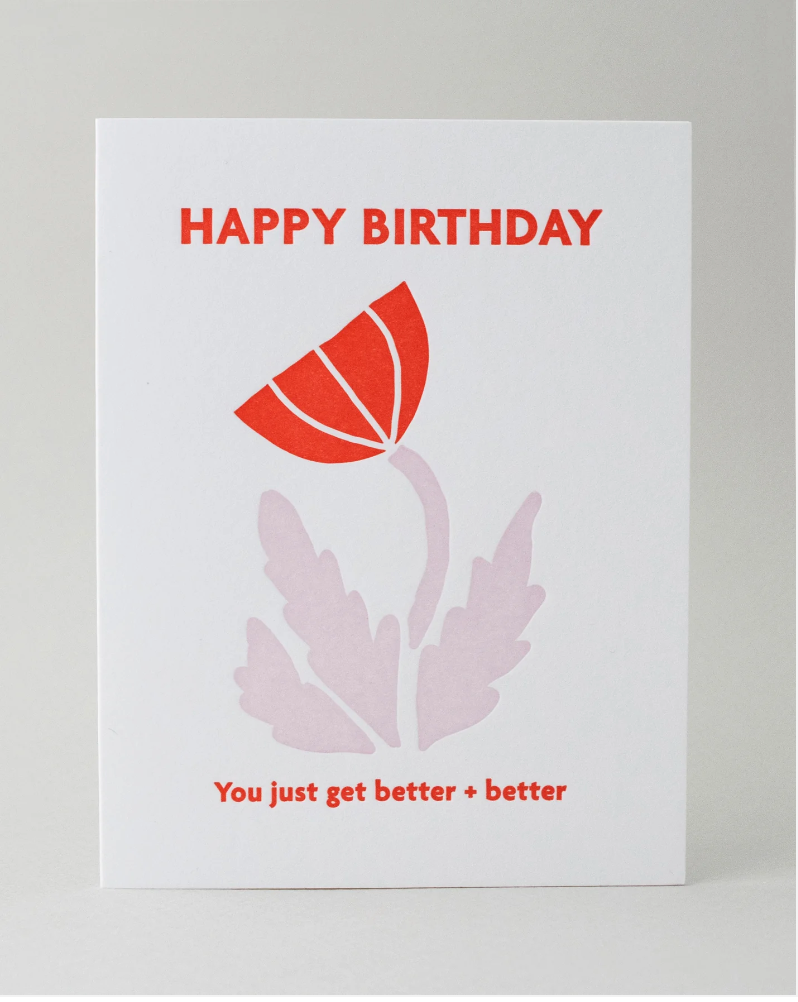 Better Bday Card - by Meshwork Press